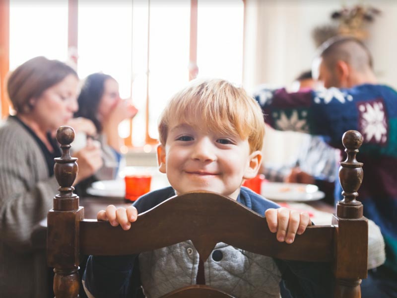 young smiling boy