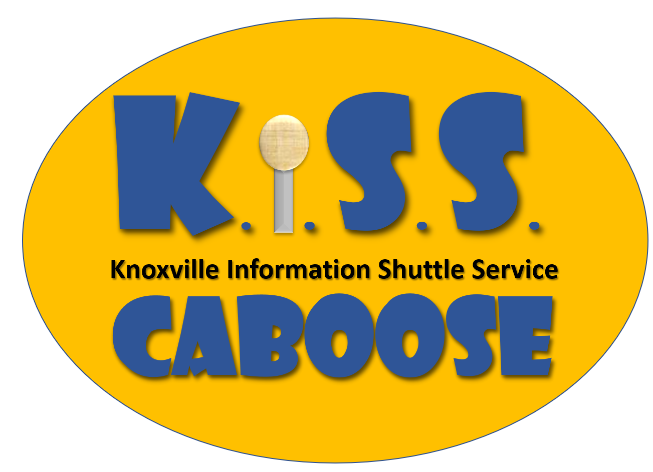 KISS Caboose Logo with Oval - transparent
